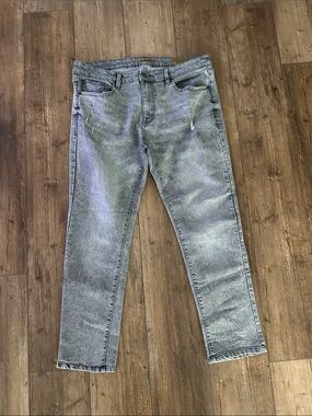 Men's Gray Slim Fit Jeans